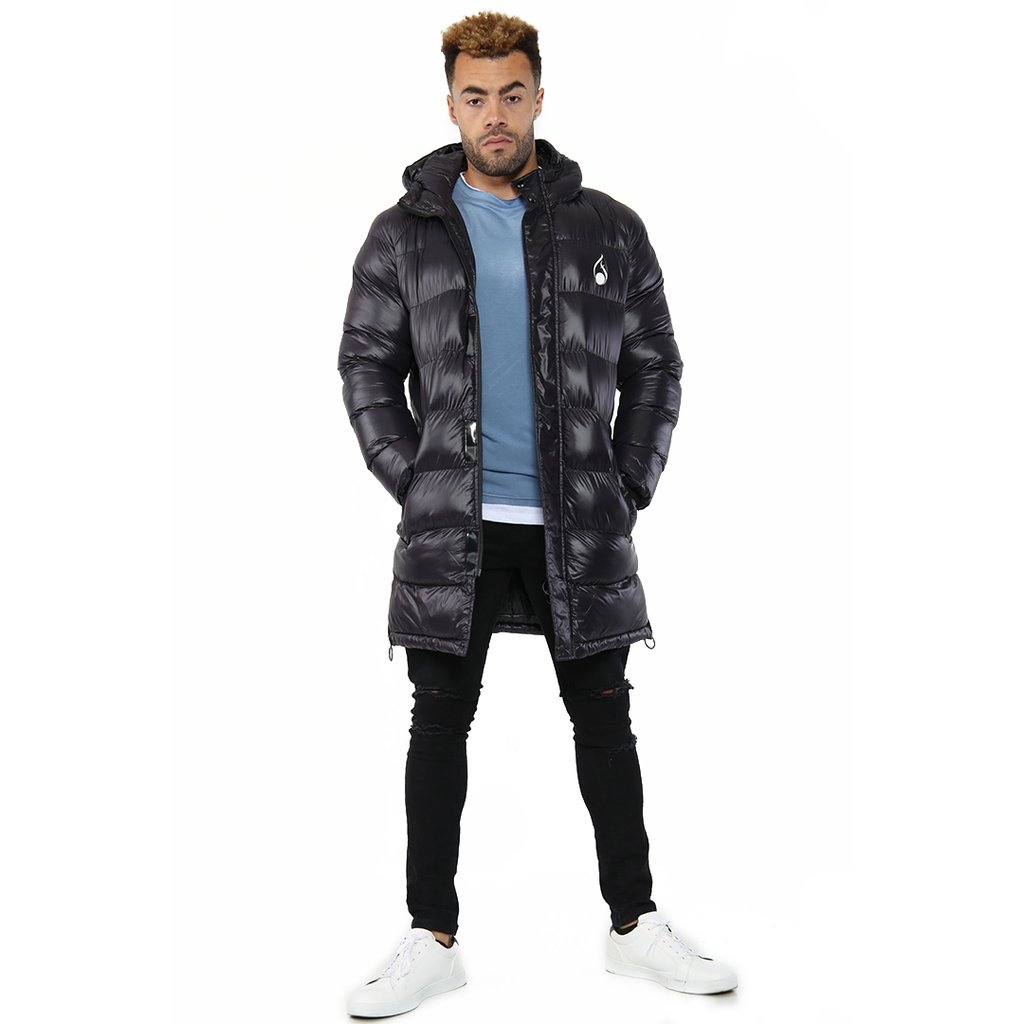 Long Black Puffer Jacket