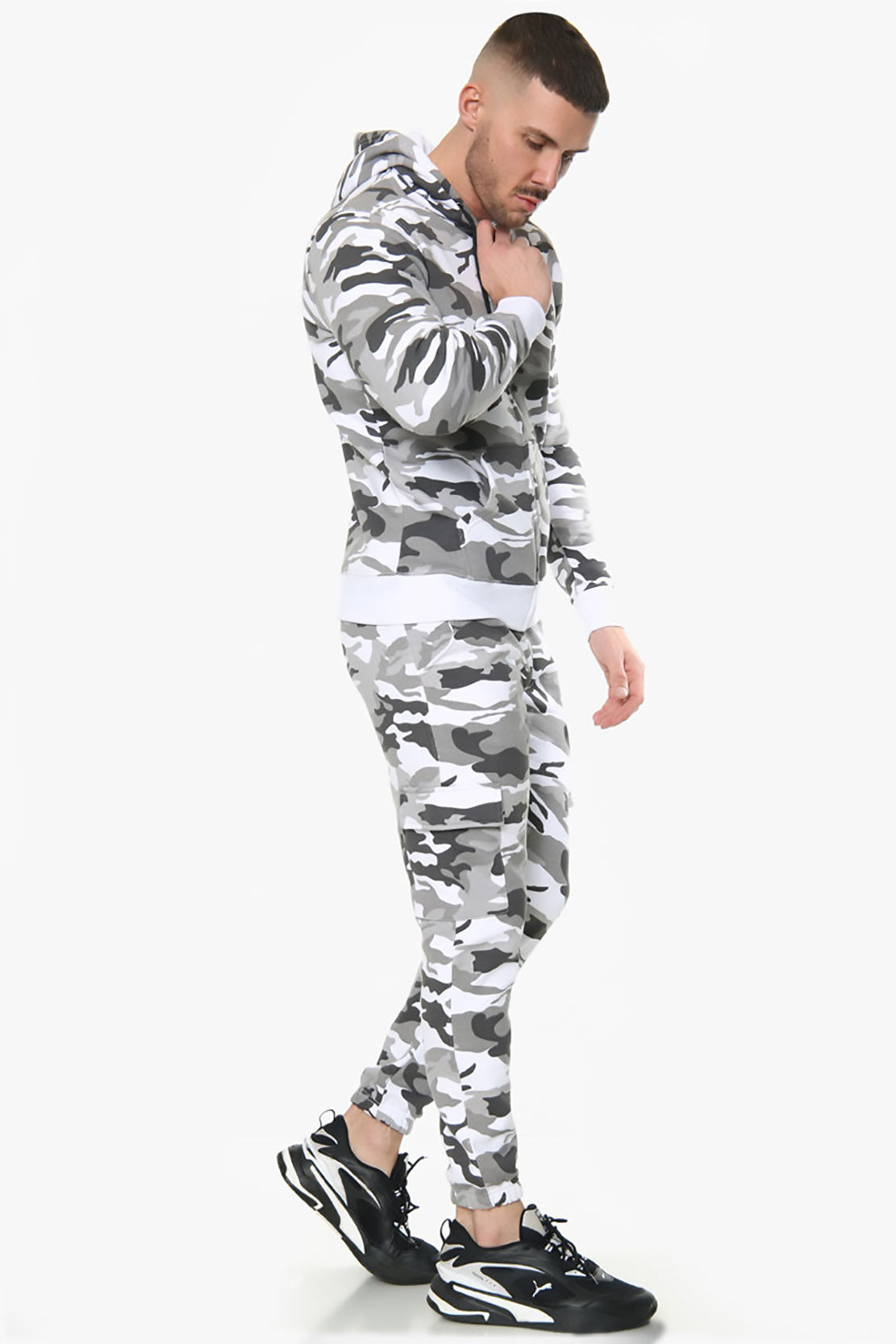 Viper Camo Hoodie – White