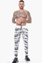 Viper Camo Joggers – White