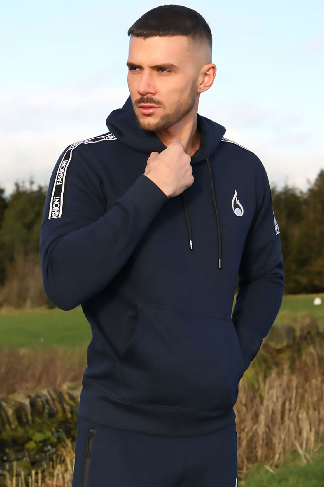 Royal Overhead Hoodie – Navy
