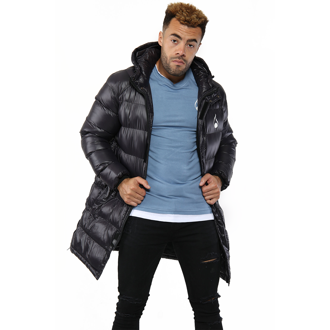 Long Black Puffer Jacket