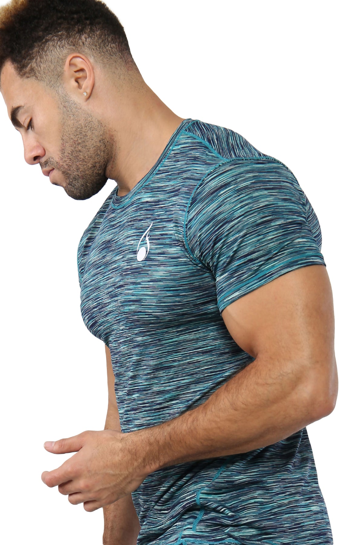 Chain Gym Tee – Blue