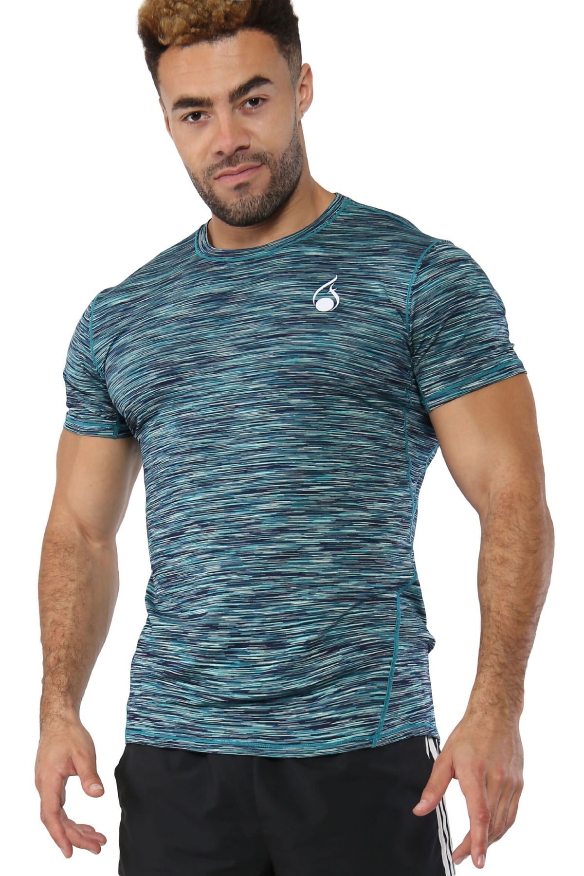 Chain Gym Tee – Blue