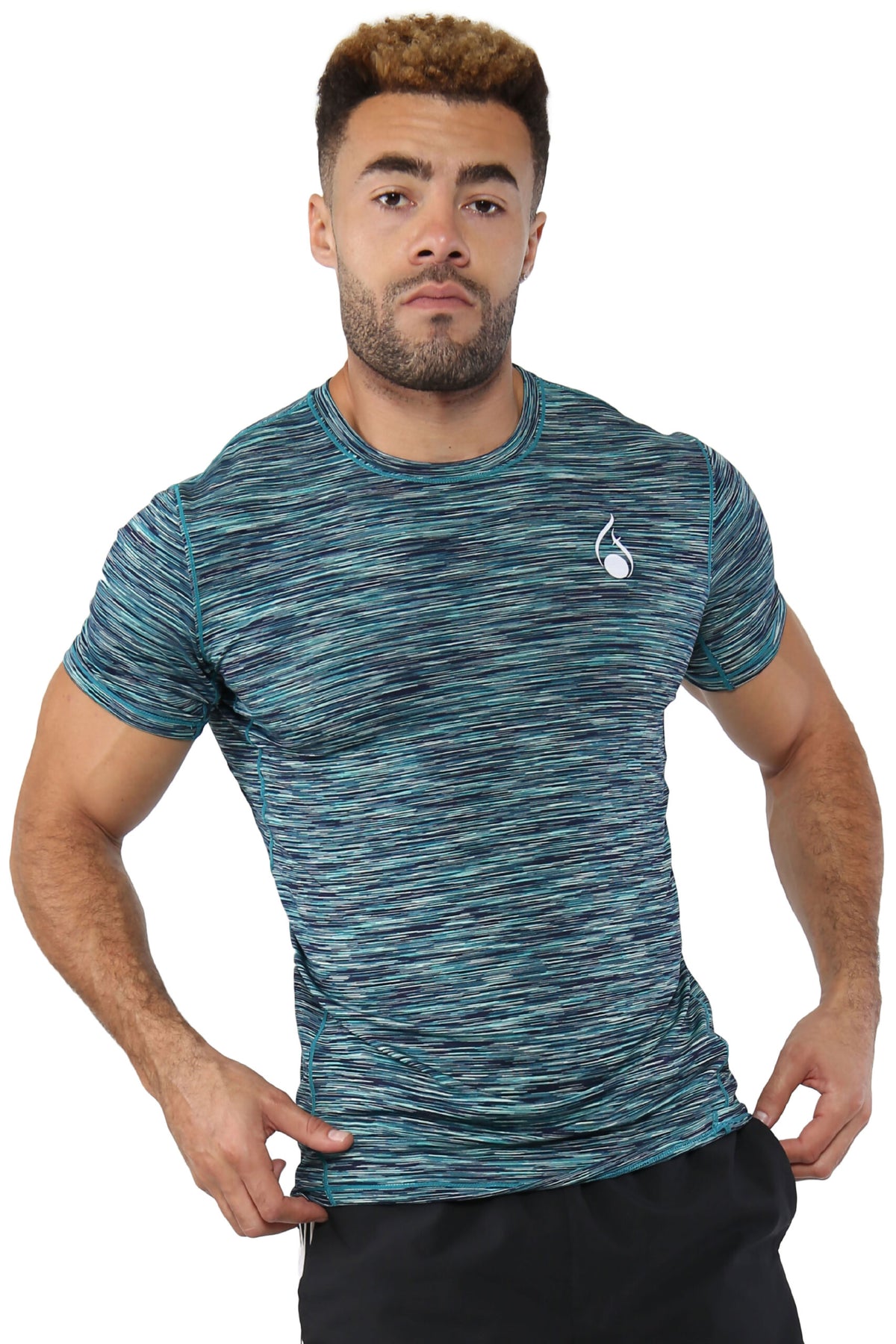 Chain Gym Tee – Blue