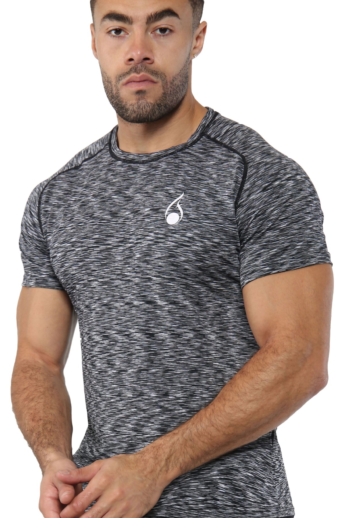 Chain Gym Tee – Dark Grey
