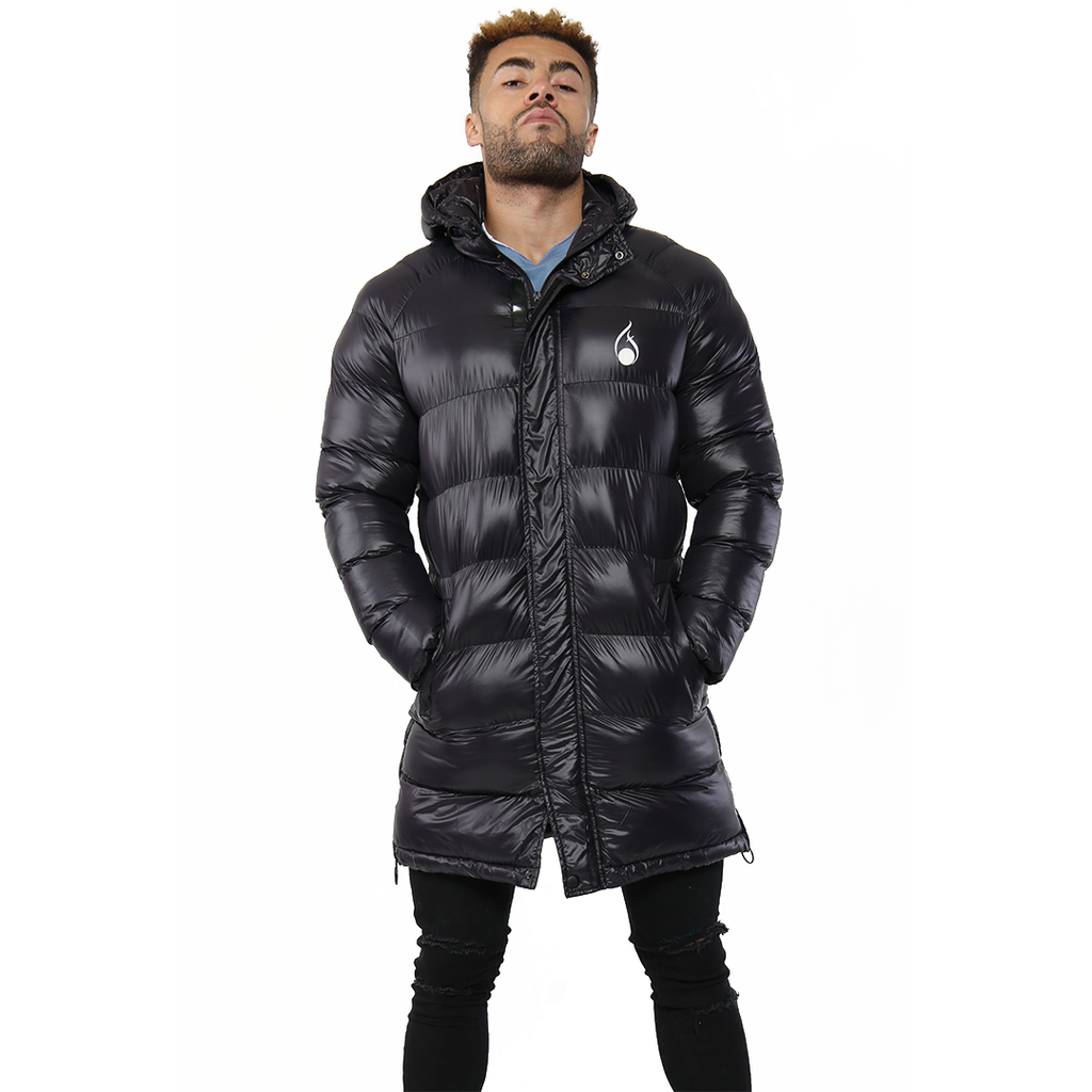 Long Black Puffer Jacket