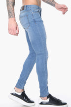 Essential Plain Skinny Jeans – Medium Wash