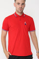 Alex Tipped Polo Shirt – Red