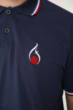 Alex Tipped Polo Shirt – Navy