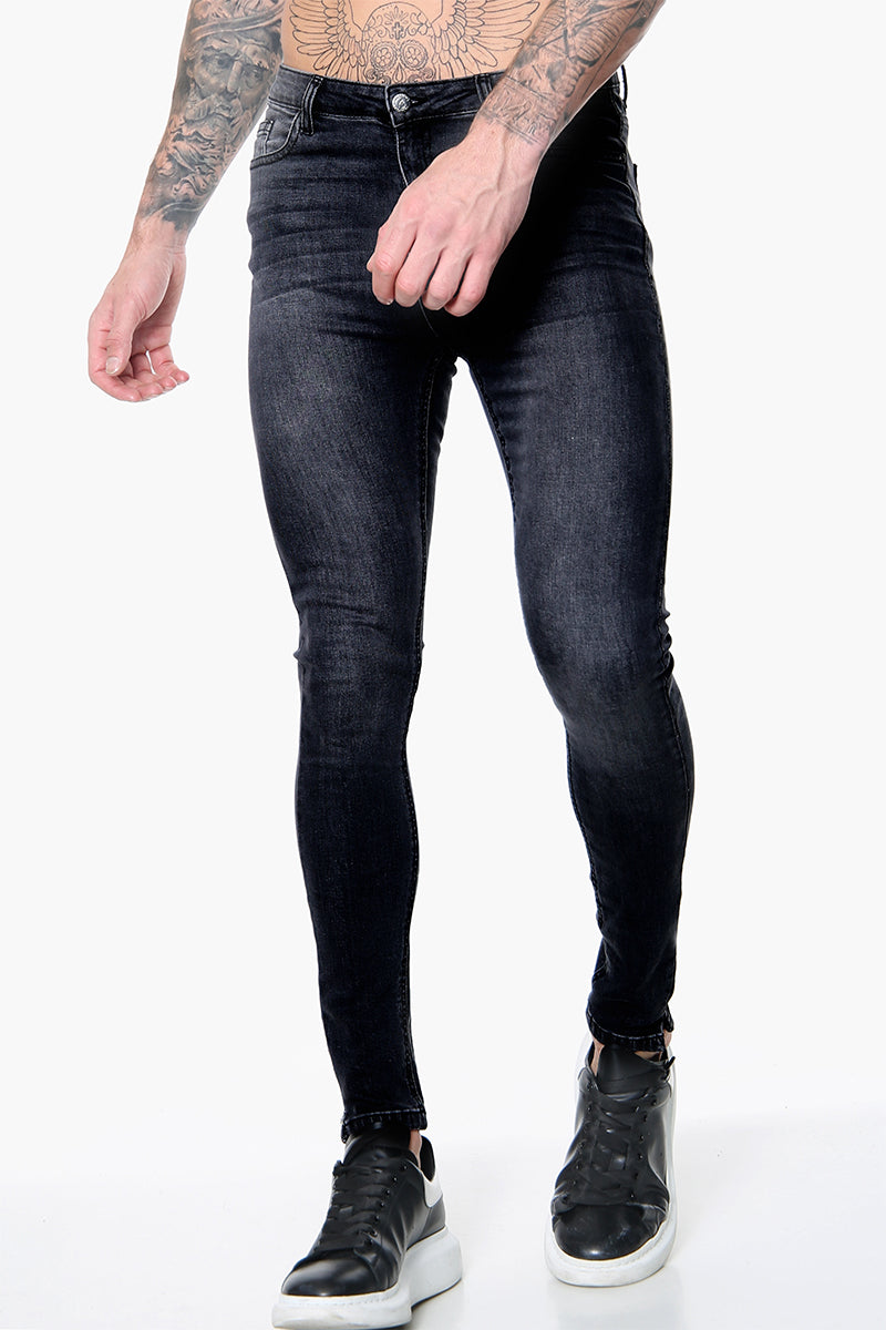 Essential Plain Black Skinny Jeans