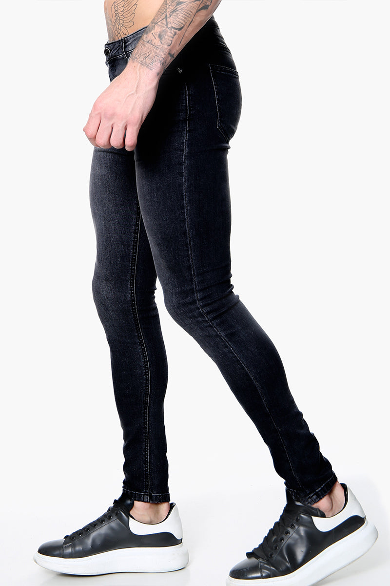 Essential Plain Black Skinny Jeans