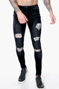 Signature Ripped Black Skinny Jeans