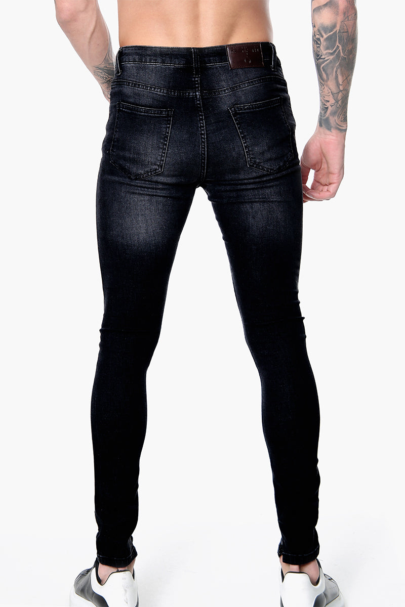 Signature Ripped Black Skinny Jeans
