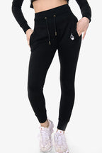 Vista Crop Tracksuit – Black