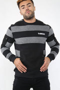 String Sweatshirt – Black & Grey