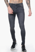 Essential Plain Charcoal Skinny Jeans