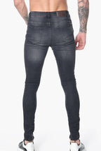 Essential Plain Charcoal Skinny Jeans