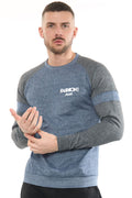 Royal French Sweatshirt Blue & Charcoal