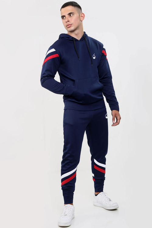 Core Poly Hooded Tracksuit - Navy