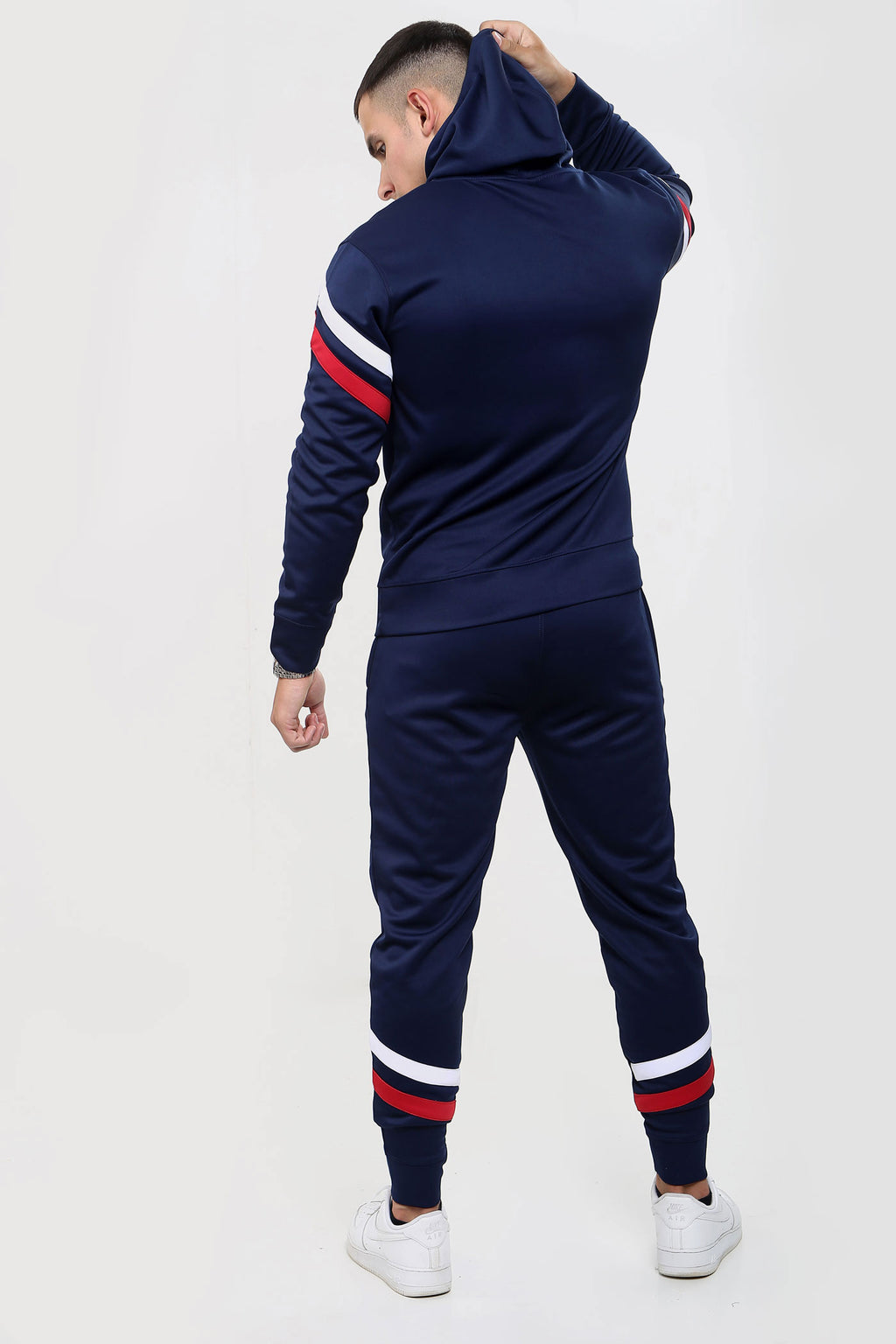 Core Poly Hooded Tracksuit - Navy