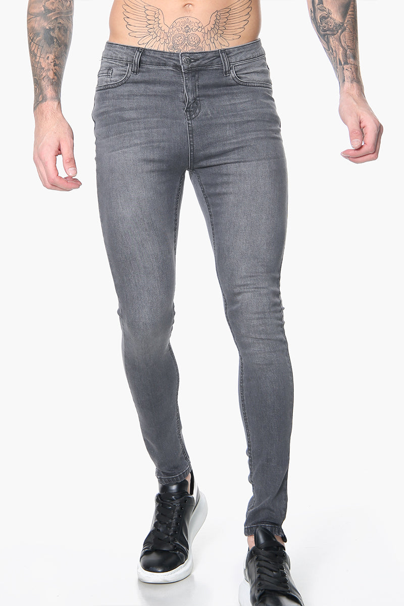 Essential Plain Grey Skinny Jeans