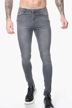Essential Plain Grey Skinny Jeans