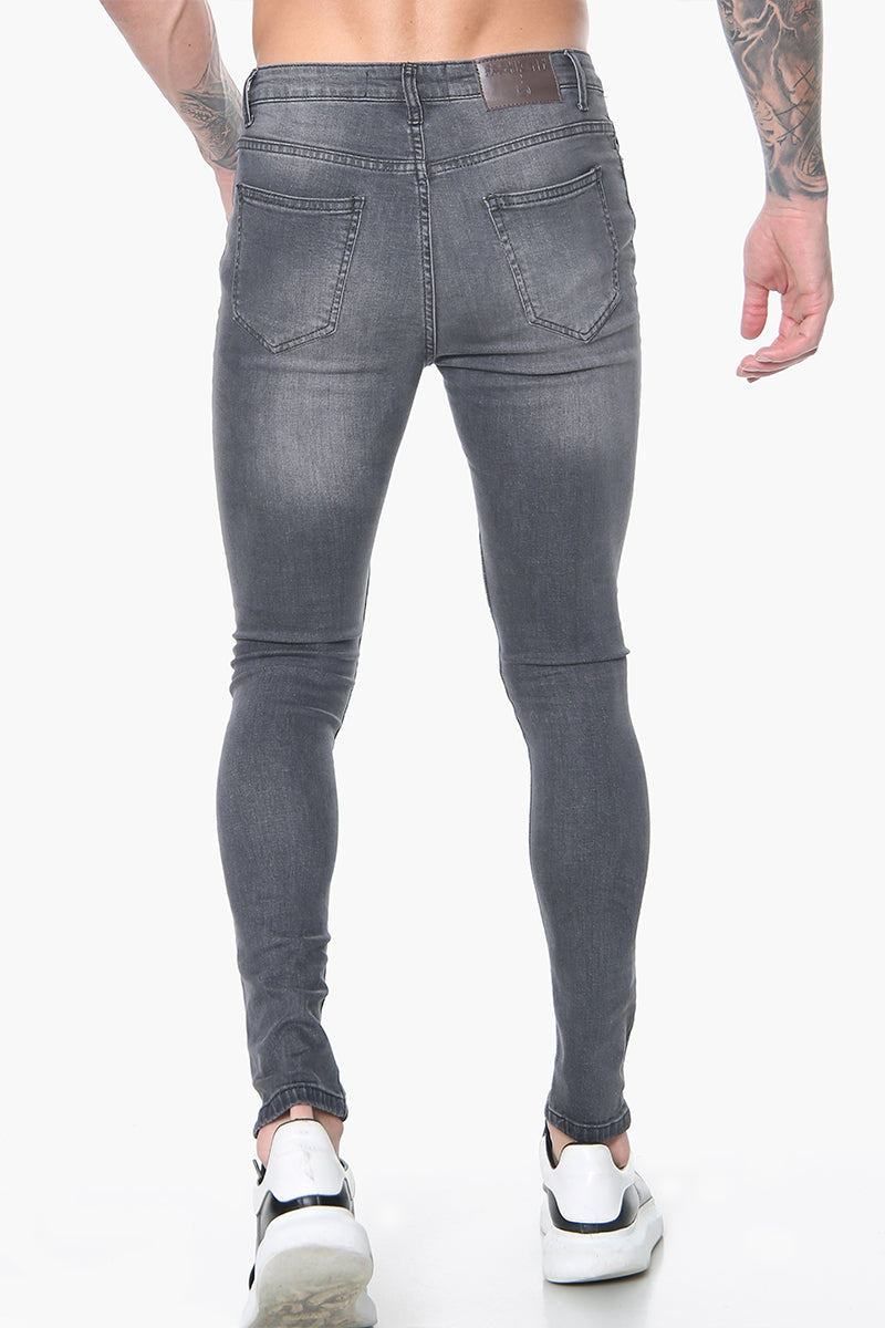Essential Plain Grey Skinny Jeans