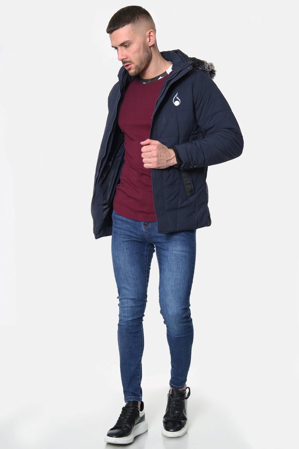 Essential Plain Skinny Jeans – Dark Wash