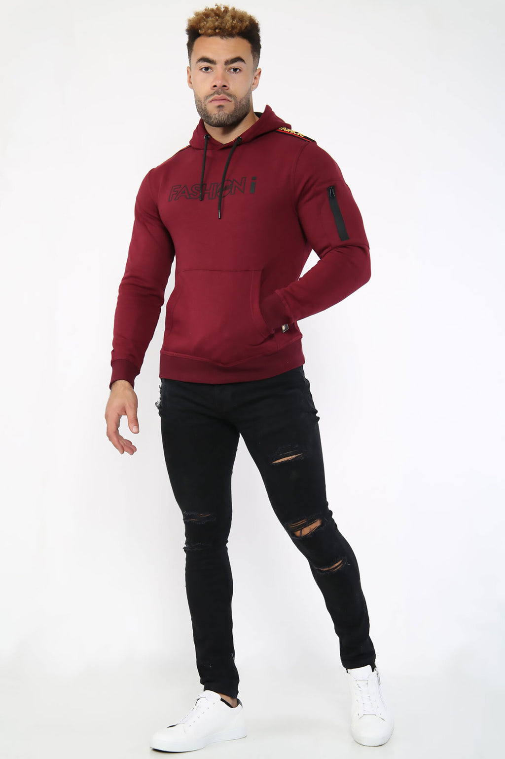 Rock Burgundy Hoodie