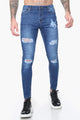 Signature Ripped Skinny Jeans – Dark Wash