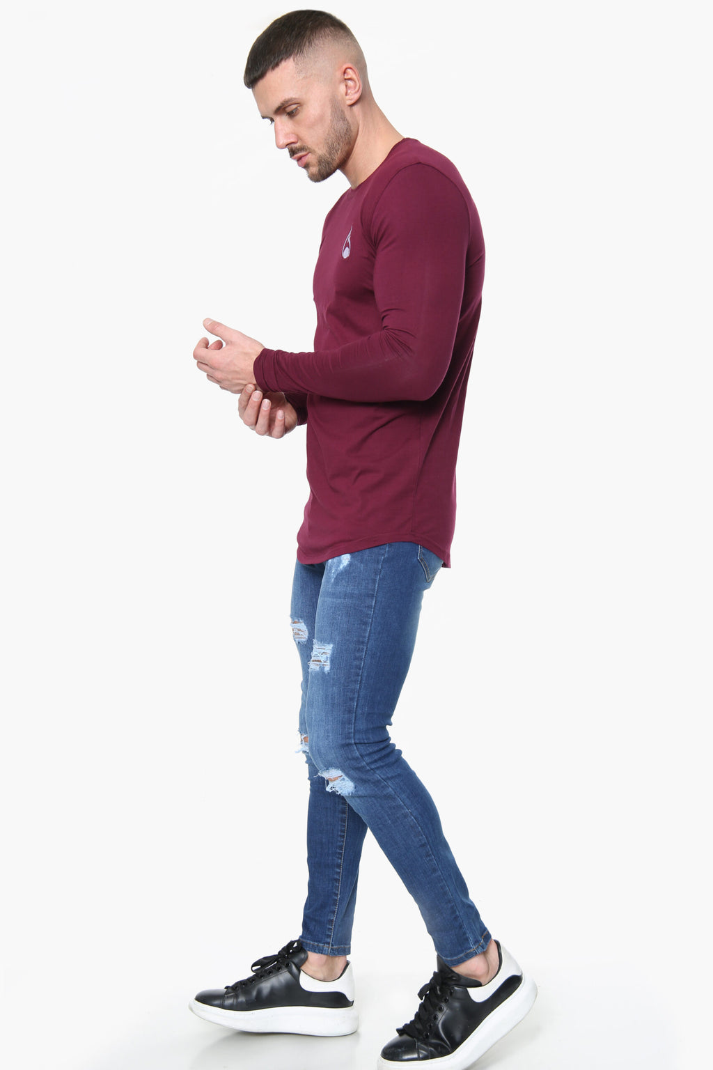 Signature Ripped Skinny Jeans – Dark Wash