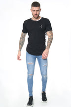 Signature Ripped Skinny Jeans – Medium Wash