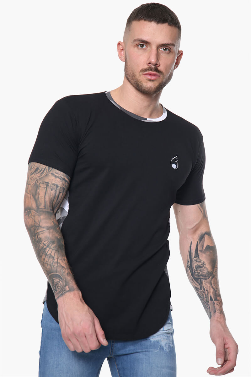 Prestige Camo Tee – Black