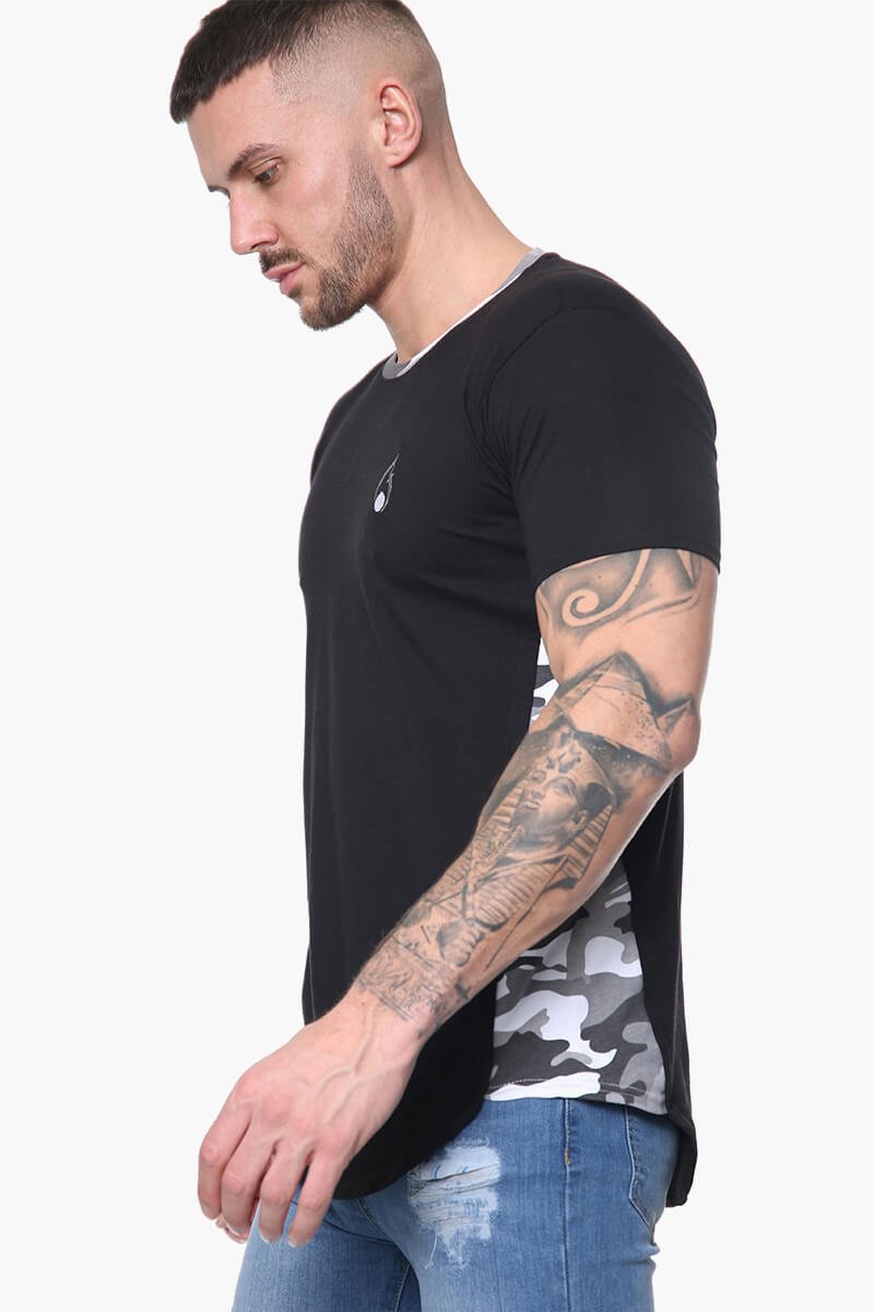 Prestige Camo Tee – Black