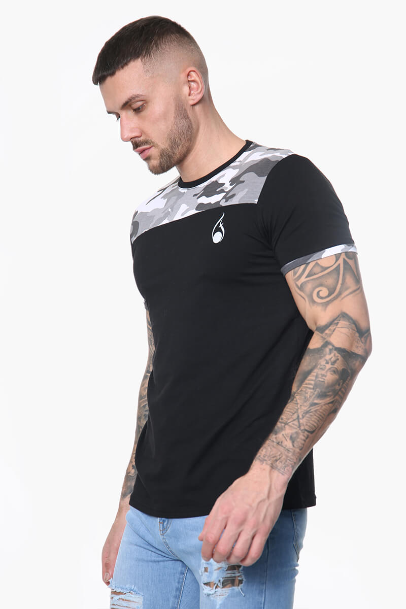 True Camo Tee – Black