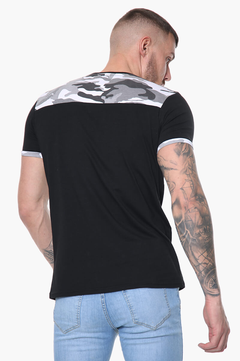 True Camo Tee – Black