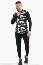 Volker Camo Shirt – Black & White