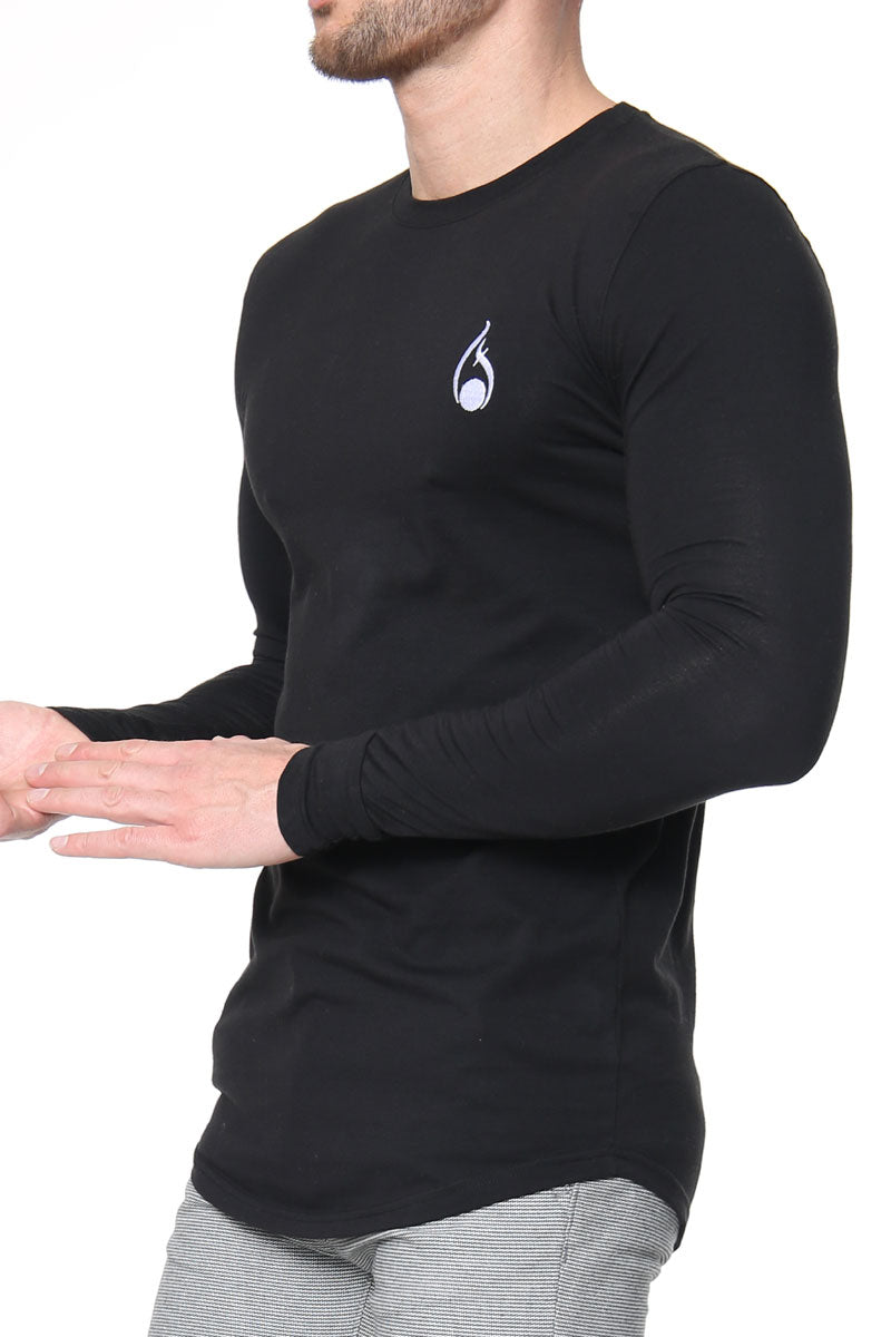 Signature Long Sleeve Tee – Black