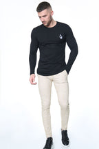 Signature Long Sleeve Tee – Black
