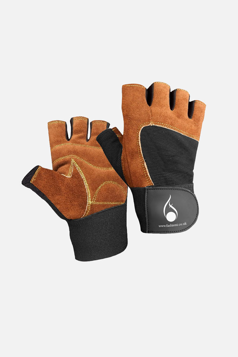 Performance Training Grip Gloves – Brown