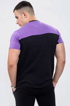 Dominant T-Shirt Black & Orchid