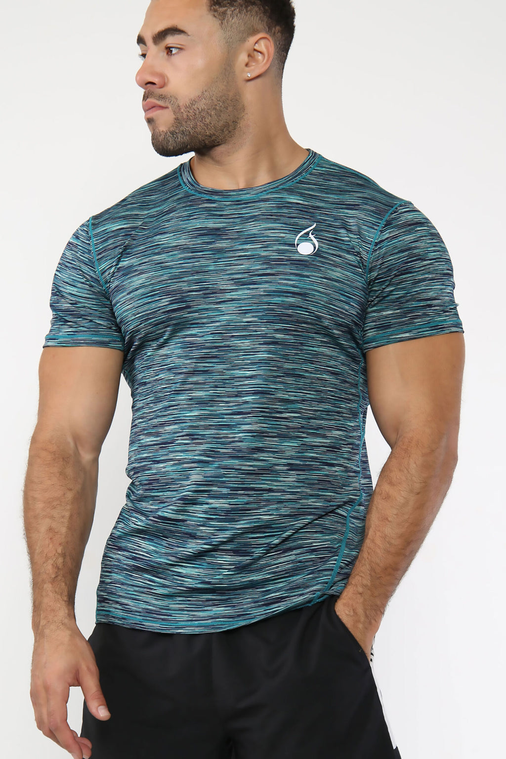 Chain Gym Tee – Blue