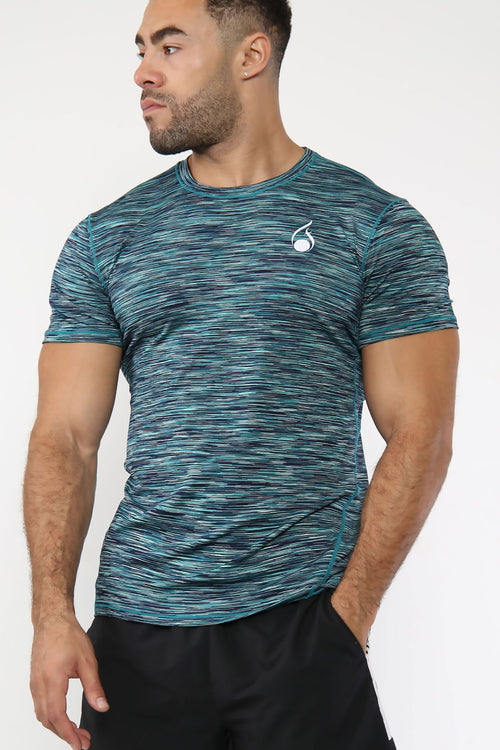 Chain Gym Tee – Blue