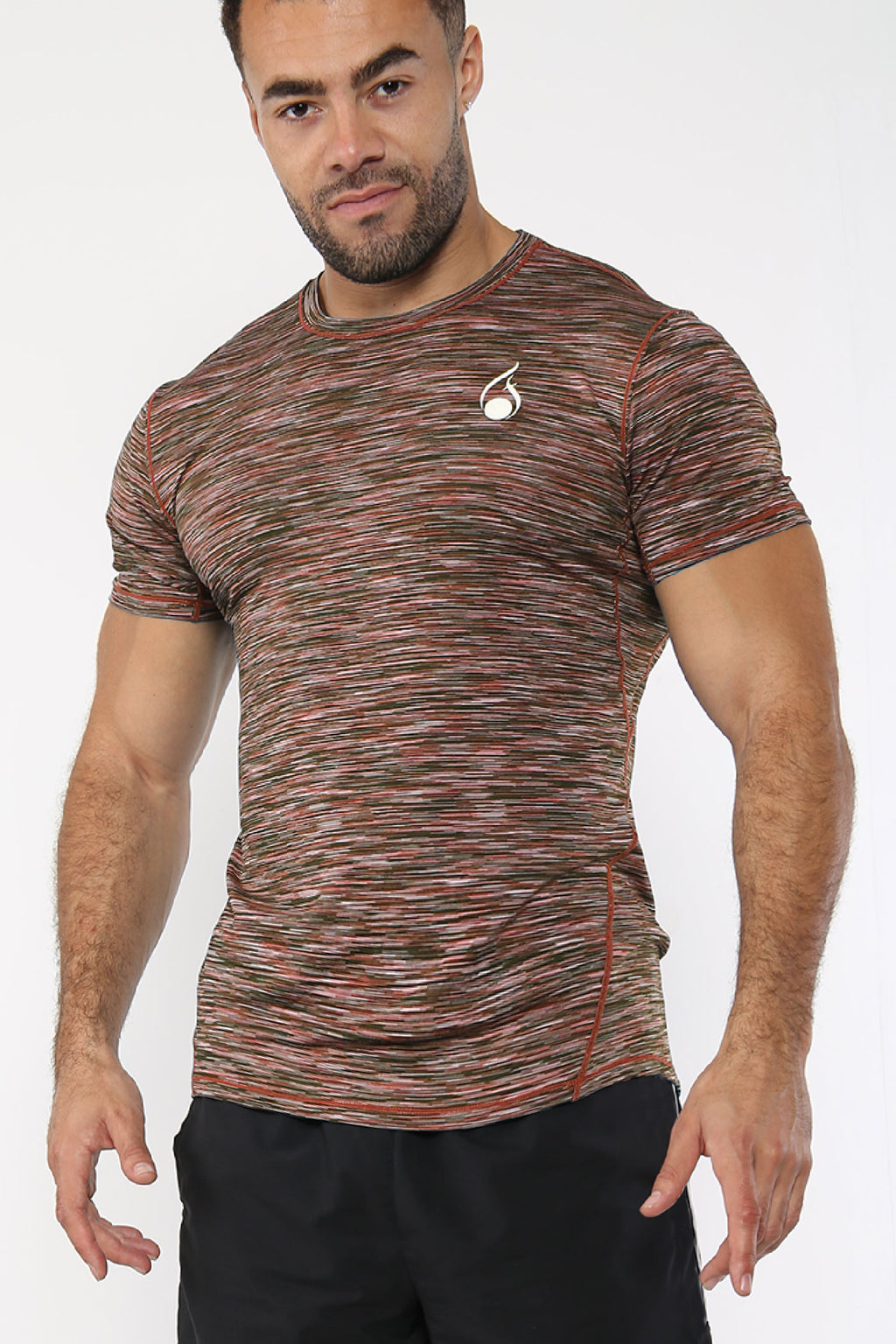 Chain Gym Tee – Charcoal