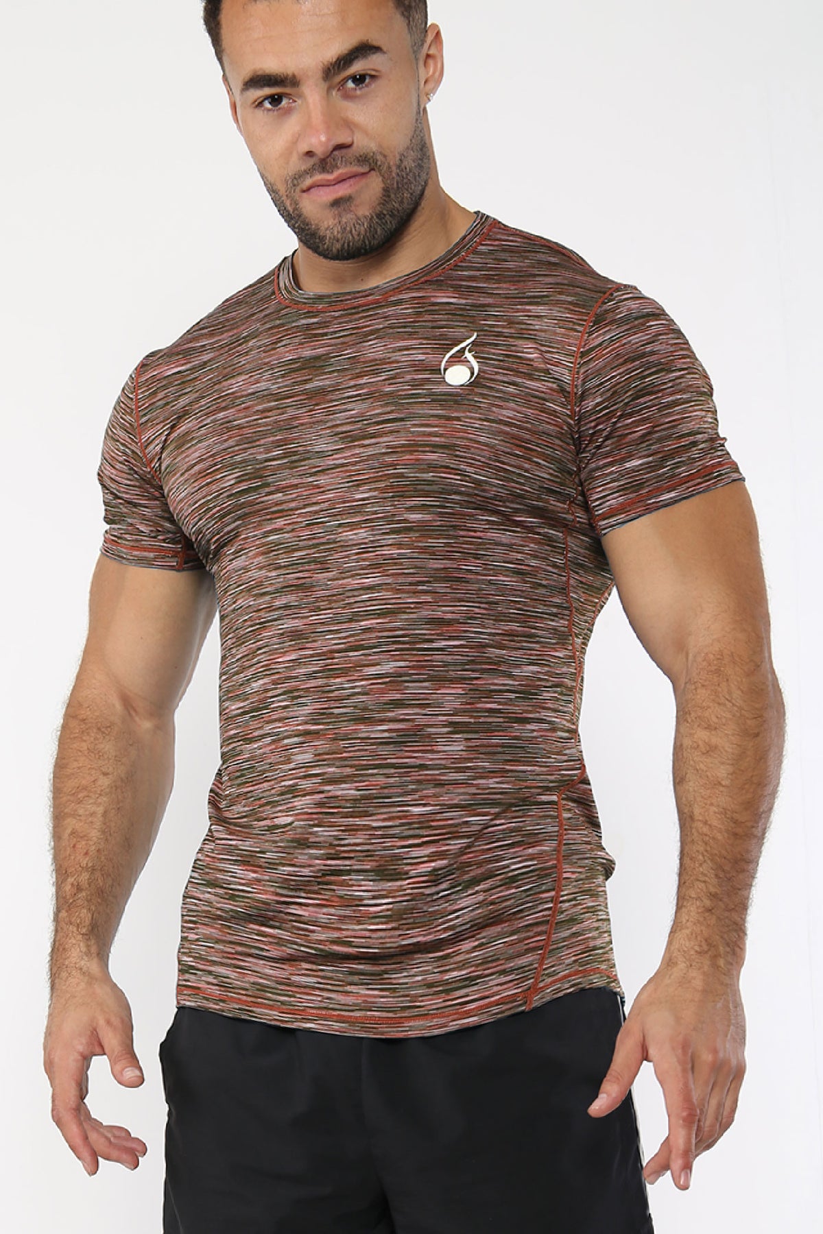 Chain Gym Tee – Charcoal