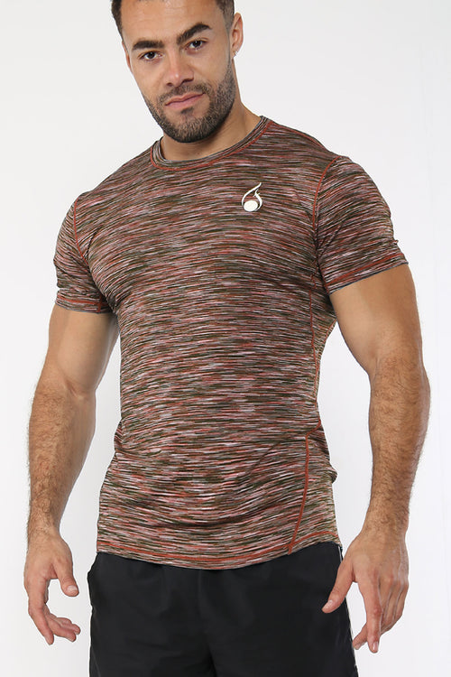Chain Gym Tee – Charcoal