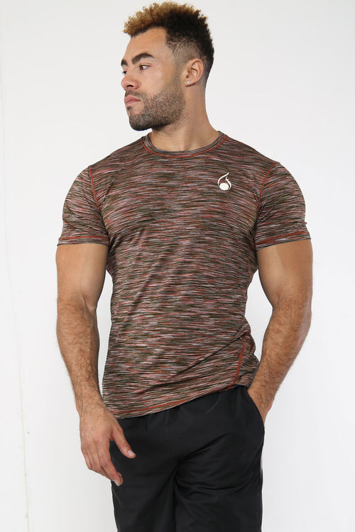 Chain Gym Tee – Charcoal