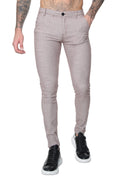 Micro-Stripe Chino – Taupe