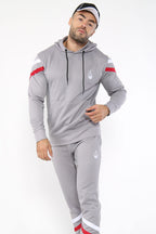 Core Poly Hooded Tracksuit - Grey