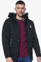 Icon Hooded Jacket – Black